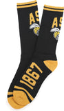 Big Boy Alabama State Hornets S5 Mens Athletic Socks [Black]