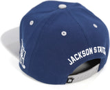 Big Boy Jackson State Tigers S144 Mens Snapback Cap [Navy Blue]