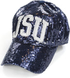 Big Boy Jackson State Tigers S144 Ladies Sequins Cap [Navy Blue]