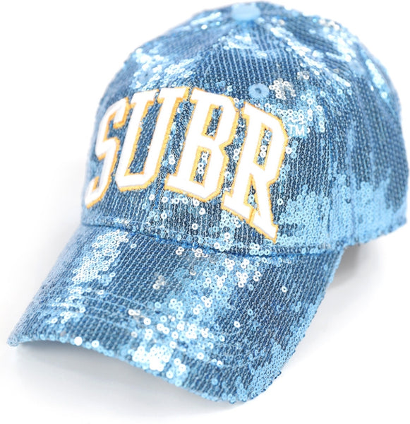 Big Boy Southern Jaguars S144 Ladies Sequins Cap [Sky Blue]