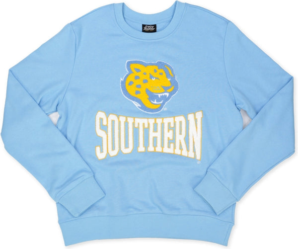 Big Boy Southern Jaguars S4 Mens Sweatshirt [Sky Blue]