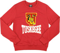 Big Boy Tuskegee Golden Tigers S4 Mens Sweatshirt [Crimson Red]