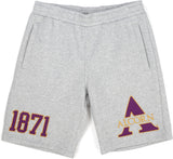 Big Boy Alcorn State Braves Mens Sweat Short Pants [Grey]