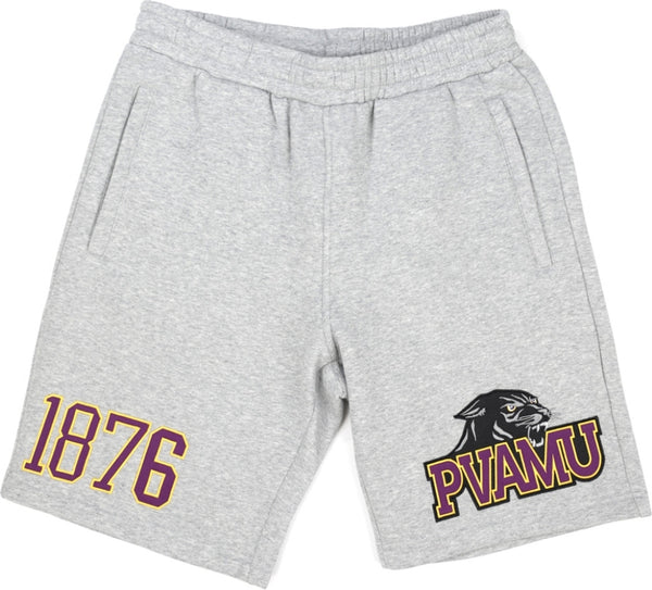 Big Boy Prairie View A&M Panthers Mens Sweat Short Pants [Grey]