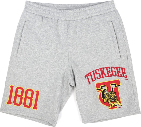 Big Boy Tuskegee Golden Tigers Mens Sweat Short Pants [Grey]