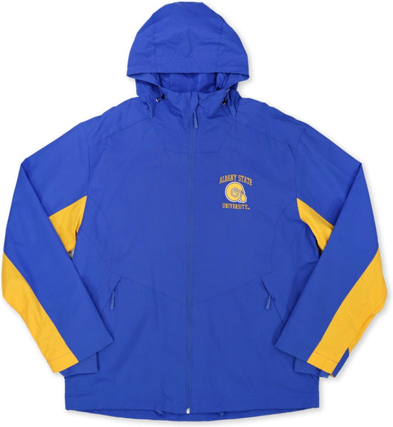 Big Boy Albany State Golden Rams S8 Mens Windbreaker Jacket [Royal Blue]
