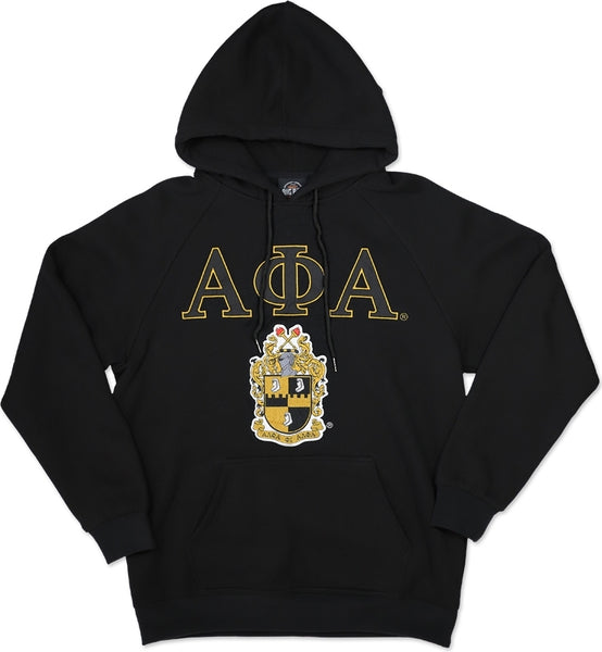 Big Boy Alpha Phi Alpha Divine 9 S5 Mens Pullover Hoodie [Black]