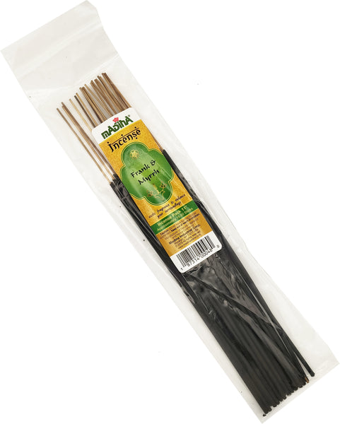 Madina Frankincense & Myrrh Scented Fragrance Incense Stick Pack [Brown]