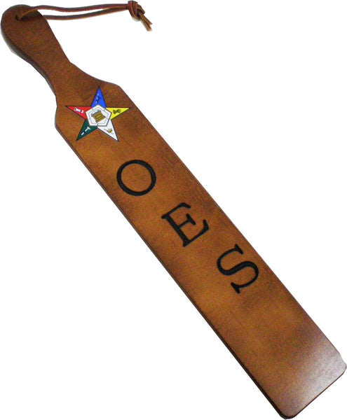 Eastern Star Traditional Wood Paddle [Brown]