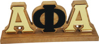 Alpha Phi Alpha Wood Desk Top Letters [Brown]