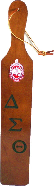 Delta Sigma Theta Traditional Wood Paddle [Brown]