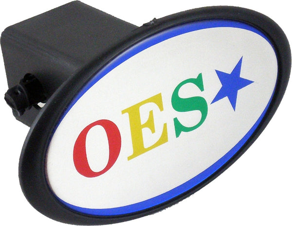 Eastern Star Domed Hitch Cover [Black]