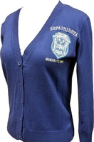 Buffalo Dallas Zeta Phi Beta Classic Cardigan [Button Down - Blue]