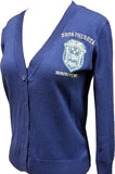 Buffalo Dallas Zeta Phi Beta Classic Cardigan [Button Down - Blue]