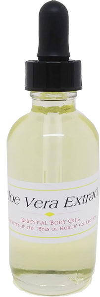 Aloe Vera Extract Essential Oil [Gold - 2 oz. - Clear Glass - Glass Dropper Top]