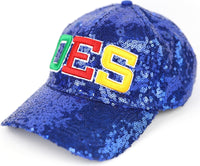Big Boy Eastern Star Divine S141 Sequins Ladies Cap [Royal Blue]