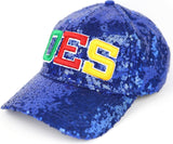 Big Boy Eastern Star Divine S141 Sequins Ladies Cap [Royal Blue]