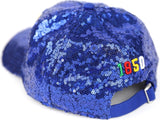 Big Boy Eastern Star Divine S141 Sequins Ladies Cap [Royal Blue]