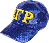 Big Boy Sigma Gamma Rho Divine 9 S141 Sequins Ladies Cap [Royal Blue]