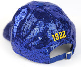 Big Boy Sigma Gamma Rho Divine 9 S141 Sequins Ladies Cap [Royal Blue]
