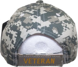 Iraq-Afghanistan Veteran Ribbon Shadow Mens Cap [Baseball Cap - Navy Blue]