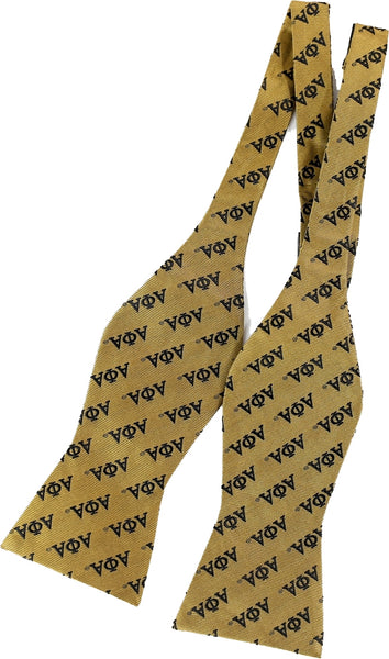 Big Boy Alpha Phi Alpha Divine 9 Mens Bowtie [Old Gold]