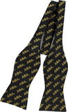 Big Boy Alpha Phi Alpha Divine 9 Mens Bowtie [Black]