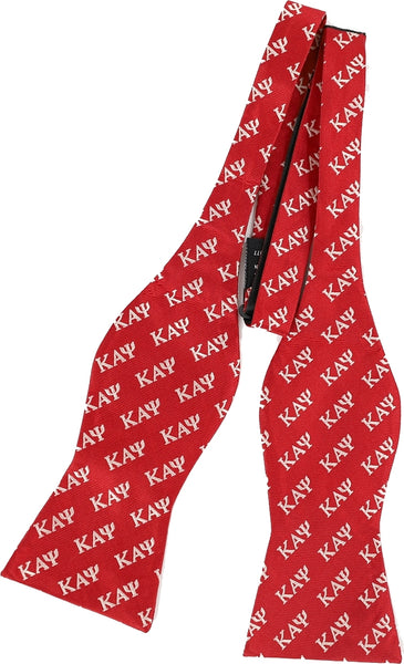 Big Boy Kappa Alpha Psi Divine 9 Mens Bowtie [Crimson Red]