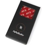 Big Boy Kappa Alpha Psi Divine 9 Mens Bowtie [Crimson Red]