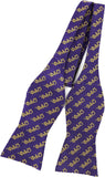 Big Boy Omega Psi Phi Divine 9 Mens Bowtie [Purple]