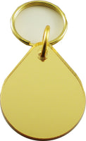 Omega Psi Phi Domed Key Chain [Gold]