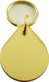 Omega Psi Phi Domed Key Chain [Gold]