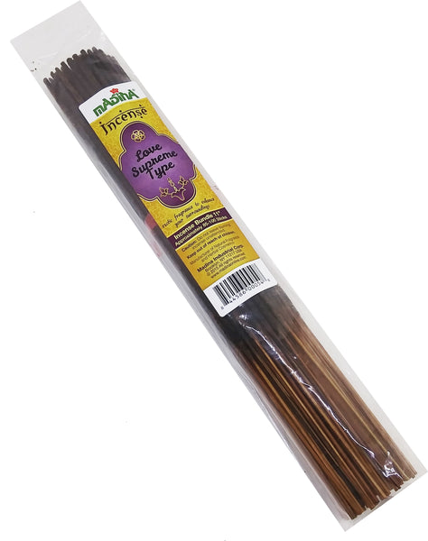 Madina Love Supreme - Type Scented Fragrance Incense Stick Bundle [Brown]