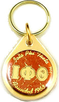Iota Phi Theta Domed Key Chain [Gold]