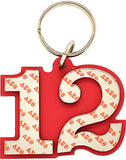 Delta Sigma Theta Line #12 Key Chain [Red]