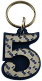 Zeta Phi Beta Line #5 Key Chain [Blue]
