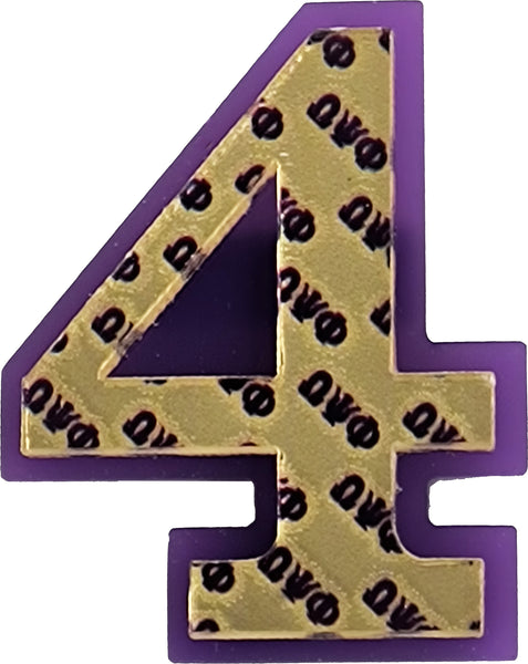 Omega Psi Phi Acrylic Line #4 Pin [Purple]