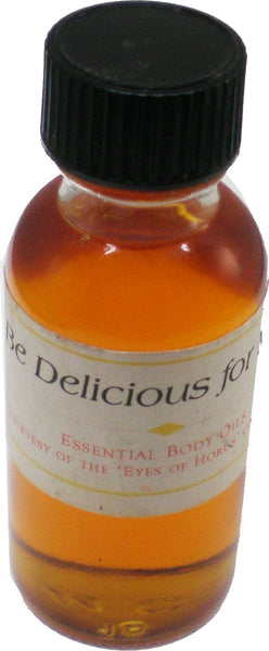 Be Delicious - Type For Men Cologne Body Oil Fragrance [Brown - 1 oz. - Clear Glass - Regular Cap]