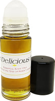 Be Delicious - Type For Men Cologne Body Oil Fragrance [Brown - 1 oz. - Clear Glass - Roll-On]
