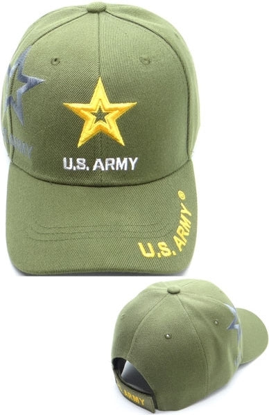 U.S. Army New Star Shadow Mens Cap [Olive Green]