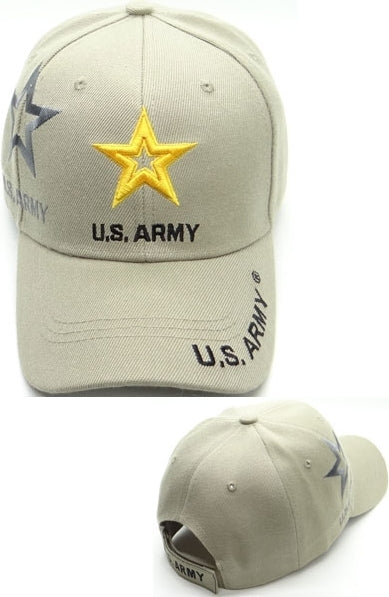 U.S. Army New Star Shadow Mens Cap [Beige]