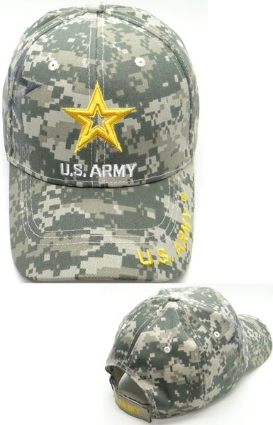 U.S. Army New Star Shadow Mens Cap [Digital Camouflage]