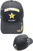U.S. Army Retired New Star Shadow Mens Cap [Black]