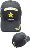 U.S. Army Retired New Star Shadow Mens Cap [Black]
