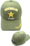 U.S. Army Veteran New Star Shadow Mens Cap [Olive Green]