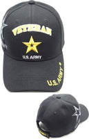 U.S. Army Veteran New Star Shadow Mens Cap [Black]