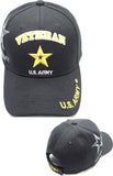 U.S. Army Veteran New Star Shadow Mens Cap [Black]