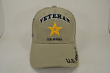 U.S. Army Veteran New Star Shadow Mens Cap [Khaki]