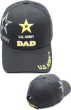 U.S. Army Dad New Star Shadow Mens Cap [Black]