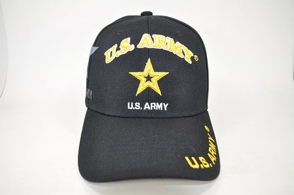 U.S. Army Arch New Star Shadow Mens Cap [Black]